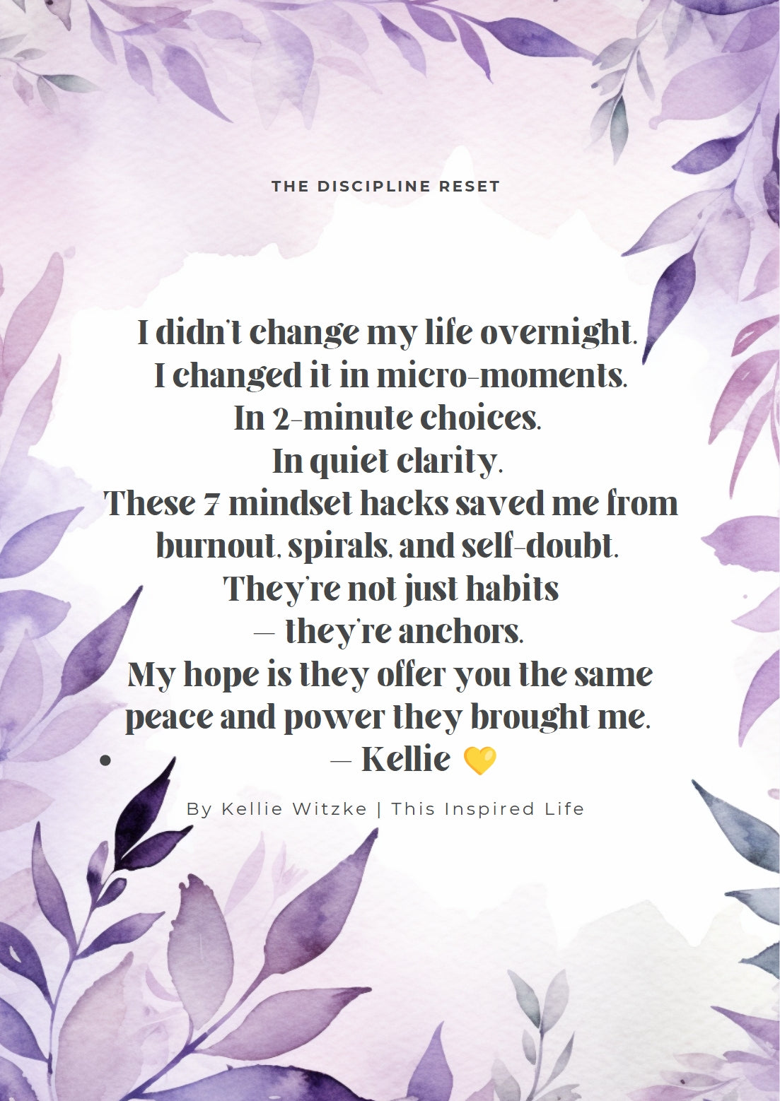 The Discipline Rest
